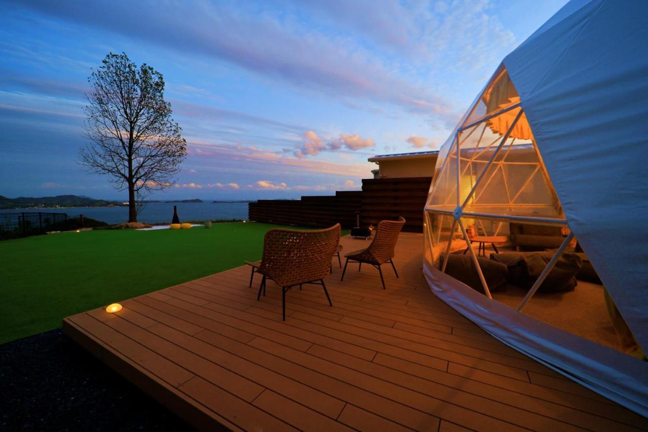 尾道市 Lemon Farm Glamping Simanamiヴィラ エクステリア 写真