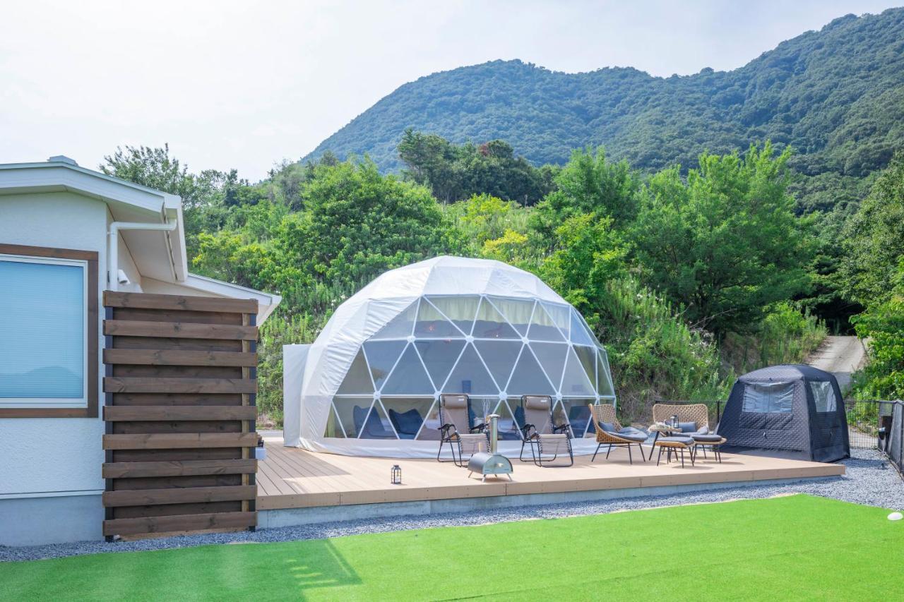 尾道市 Lemon Farm Glamping Simanamiヴィラ エクステリア 写真