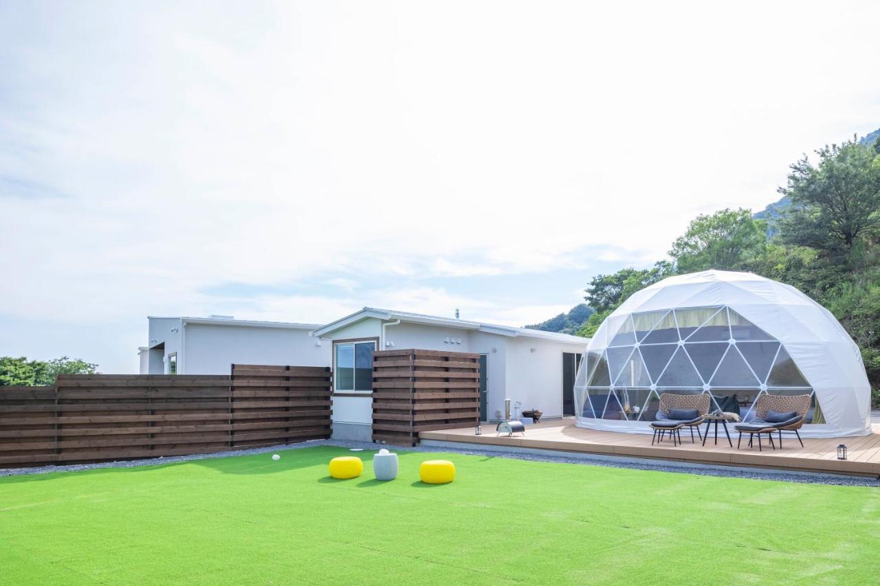 尾道市 Lemon Farm Glamping Simanamiヴィラ エクステリア 写真